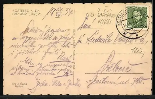 AK Kostelec n. Orl., Letovisko Mirov