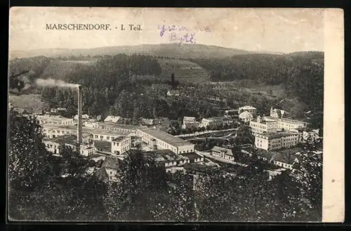AK Marschendorf, Totale des Ortes
