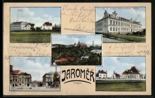 AK Jaromer, Vily, Namesti, C. k. statni prumyslova skola