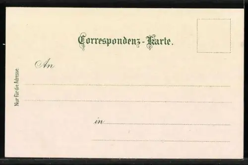 AK Erzherzog Karl im Porträt