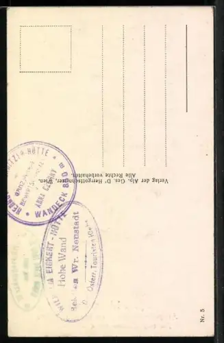 AK Herrgottschnitzerhütte am Wandeck, Berghütte vom Flugzeug aus