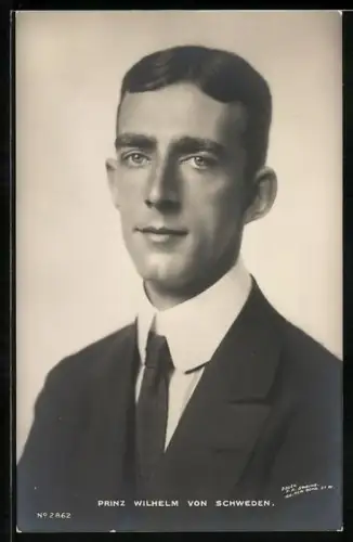AK Porträt Prinz Wilhelm von Schweden