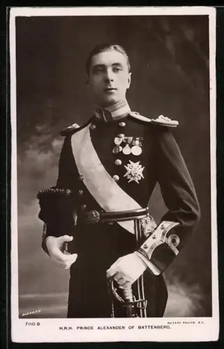 AK Prince Alexander of Battenberg in Uniform