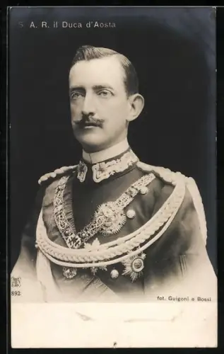 AK S.A.R. il Duca d`Aosta, Portrait in Uniform