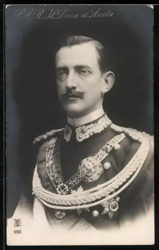 AK Il Duca d`Aosta, Adel von Italien