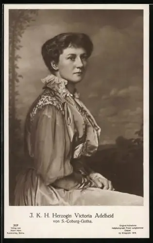 AK Herzogin Victoria Adelheid von Sachsen-Coburg-Gotha