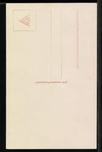 AK Herzogin Victoria Adelheid von Sachsen-Coburg-Gotha am Schreibtisch