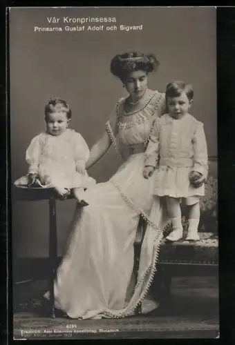 AK Prinsarna Gustaf Adolf och Sigvard