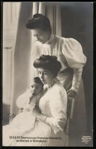 AK D. D. K. K. H. H. Kronprinsessan, Prinsessan Margareta och Hertigen af Västerbotten