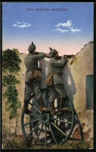 AK Zum äussersten entschlossen, Infanterie