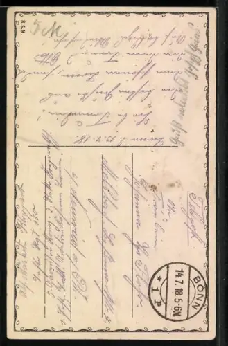 Künstler-AK Soldatenhumor, Ihn hat es weggerissen, Soldaten-Stiefel bleiben im Morrast stecken