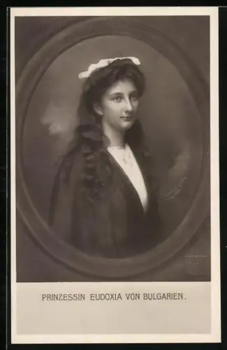 AK Mädchenporträt Prinzessin Eudoxia von Bulgarien