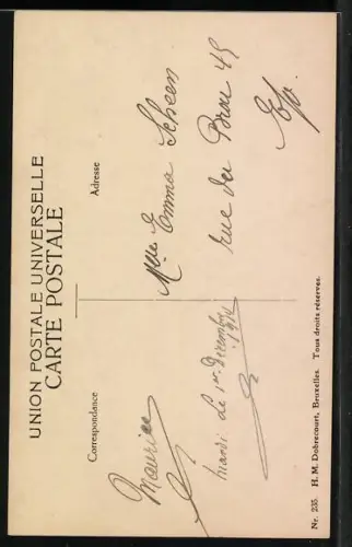 AK König und Königin von Belgien mit ihren Kindern, Le Roi et la Reine des Belges et leurs Enfants