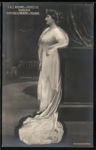 AK S. A. I. Madame la Princesse Napoléon, Princesse Clémentine de Belgique