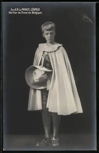 AK Prinz Leopold von Belgien