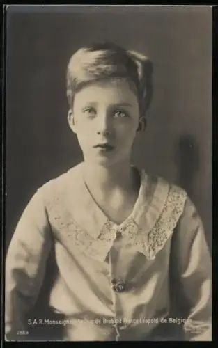 AK Le Duc de Brabant Prince Leopold de Belgique