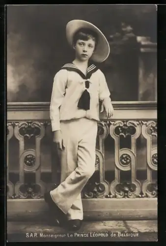 AK Prinz Léopold von Belgien im Kindesalter