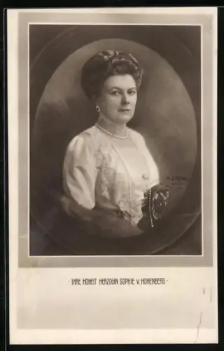 AK Herzogin Sophie von Hohenberg, Adel von Österreich