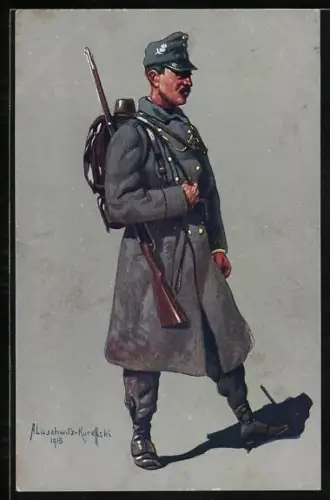 AK Portrait österreichischer Gebirgsjäger