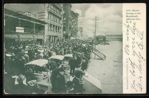 AK Atlantic City, NJ, Easter Sunday on the Boardwalk