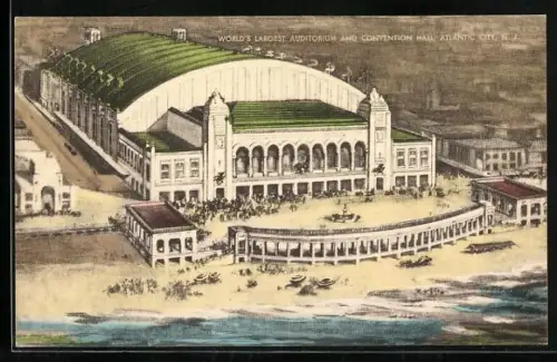 AK Atlantic City, NJ, Worlds Largest Auditorium and Convention Hall