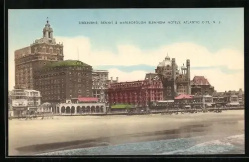 AK Atlantic City, NJ, Shelburne, Dennis & Marlborough Blenheim Hotels