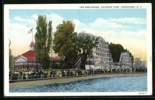 AK Jamestown, NY, The Greyhound, Celoron Park