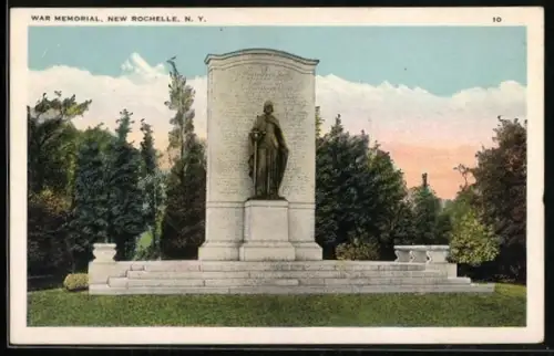 AK New Rochelle, NY, War Memorial