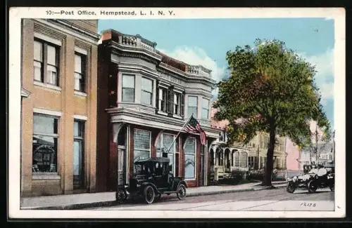 AK New York, NY, Post Office, Hempstead