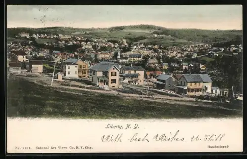 AK Liberty, NY, Panoramic View