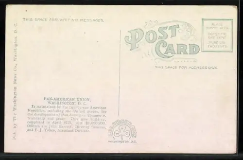 AK Washington D.C., Pan-American Union