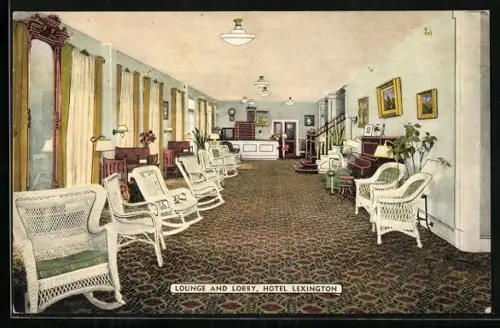 AK Atlantic City, NJ, Hotel Lexington, Wm. M. Haslett