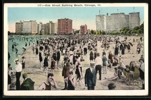 AK Chicago, IL, Oak Street Bathing Beach