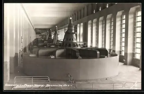 AK Bonneville, OR, Generators, Power House