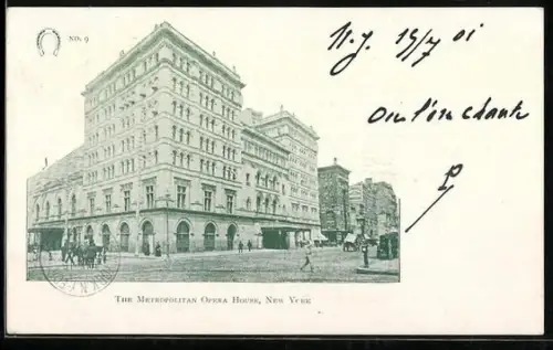 AK New York, NY, The Metropolitan Opera House