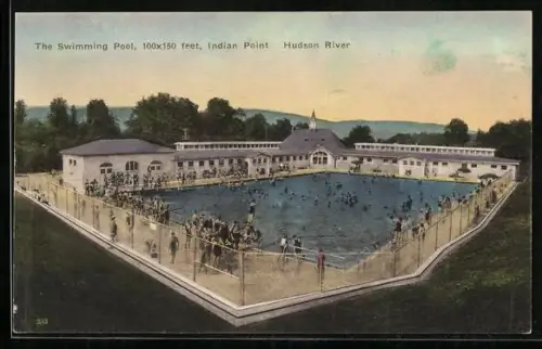 AK New York, NY, The Swimming Pool, Indian Point, Hudson River