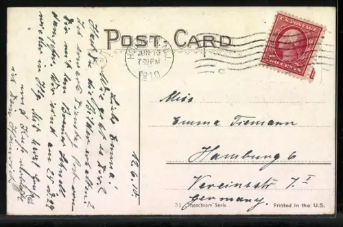 AK New York, Madison Square showing Metropolitan and Flatiron Buildings