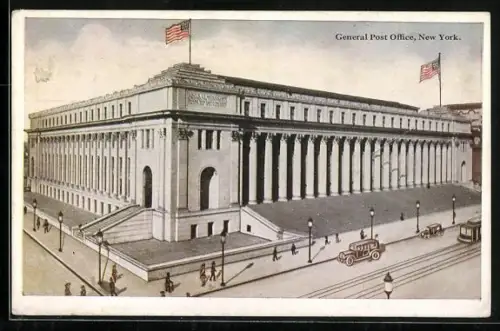 AK New York, NY, General Post Office