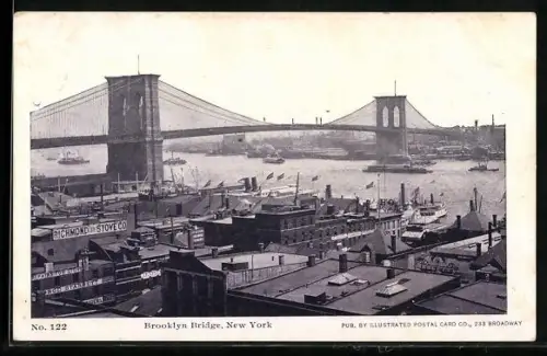 AK New York, NY, Brooklyn Bridge