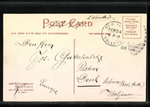 AK New York, NY, Bronx Park, The Conservatory, Botanical Gardens