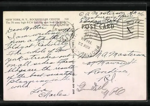 AK New York, NY, Rockefeller Center
