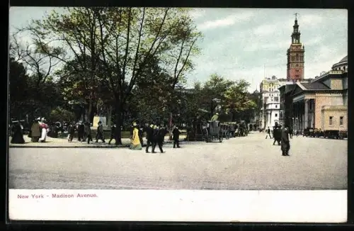 AK New York, NY, Madison Avenue