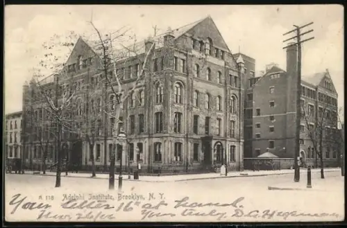 AK New York, NY, Brooklyn, Adelphi Institute