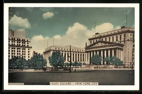 AK New York, NY, Foley Square