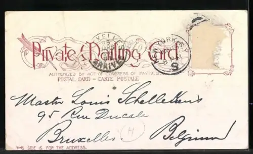 AK New York, NY, Elevated Railroad Curve, 110th St.