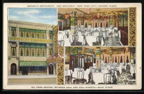 AK New York, NY, Republic Restaurant, Times Square