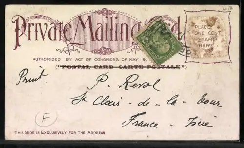 AK New York, NY, Broadway from Piazza of U. S. Hotel