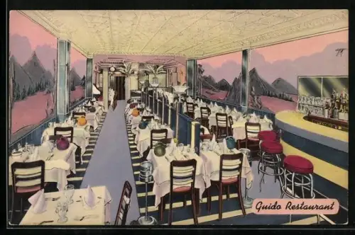 AK New York, NY, Guido Restaurant, 166 West 48th Street