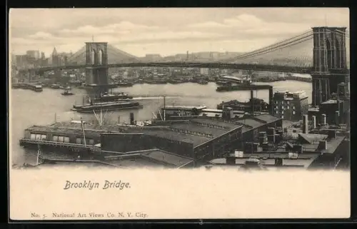 AK New York, NY, Brooklyn Bridge