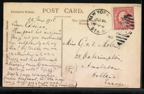 AK New York, NY, Homeward Bound on Brooklyn Bridge